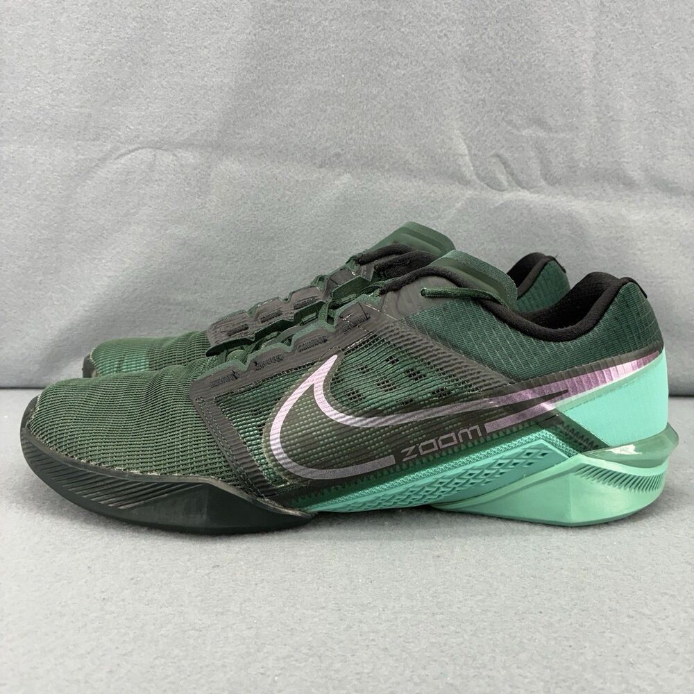 Nike Air Zoom Metcon Turbo 2 Green Black Training Shoes Men’s Size 11